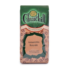 Load image into Gallery viewer, Churchill Coffee Company - Amaretto Royale 12 ounce bag - Decaf
