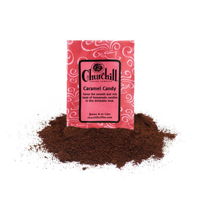 Churchill Coffee Company - Caramel Candy - 1.5 ounce bag pack of 5