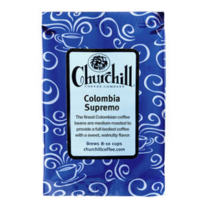 Churchill Coffee Company - Colombia Supremo - Single-Origin - 5 pack of 1.5 ounce bags
