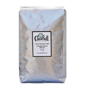 Churchill Coffee Company - Autumn Sunset - 5 pound bulk bag - Decaf