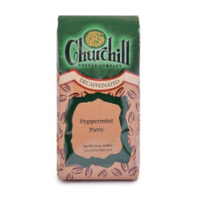 Load image into Gallery viewer, Churchill Coffee Company - Peppermint Patty - 12 ounce bag - Decaf
