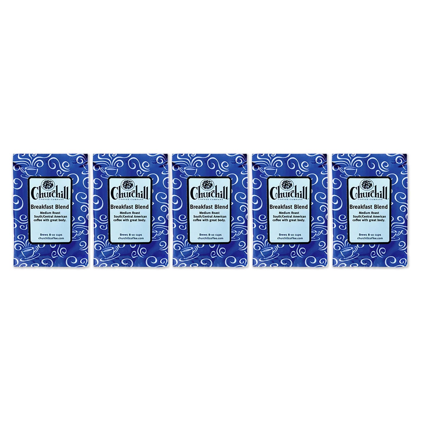 Churchill Coffee Company - Breakfast Blend - 1.5 ounce sample bag - 5 count