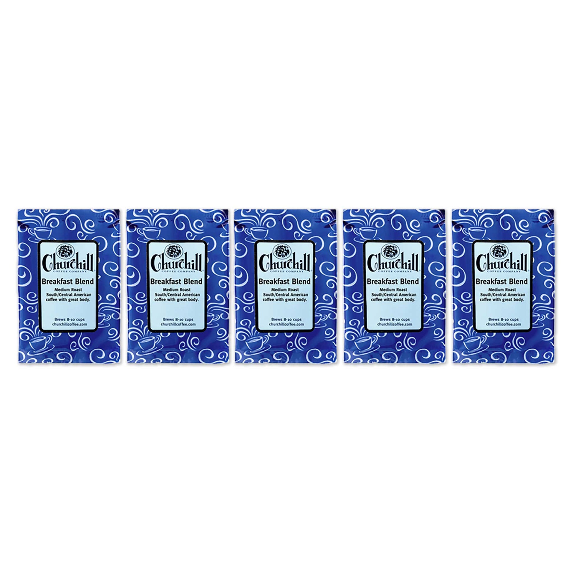 Churchill Coffee Company - Breakfast Blend - 1.5 ounce sample bag - 5 count