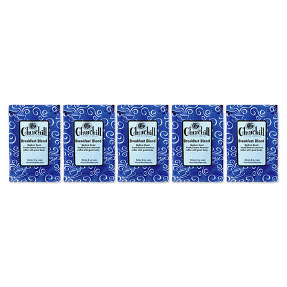Churchill Coffee Company - Breakfast Blend - 1.5 ounce sample bag - 5 count
