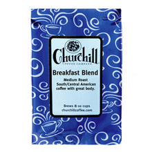 Load image into Gallery viewer, Churchill Coffee Company - Breakfast Blend - 1.5 ounce sample bag - 5 count
