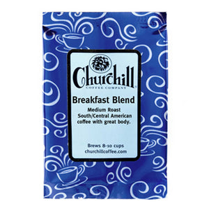 Churchill Coffee Company - Breakfast Blend - 1.5 ounce sample bag - 5 count