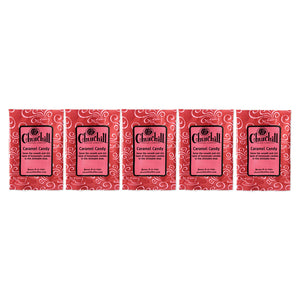 Churchill Coffee Company - Caramel Candy - 1.5 ounce bag pack of 5