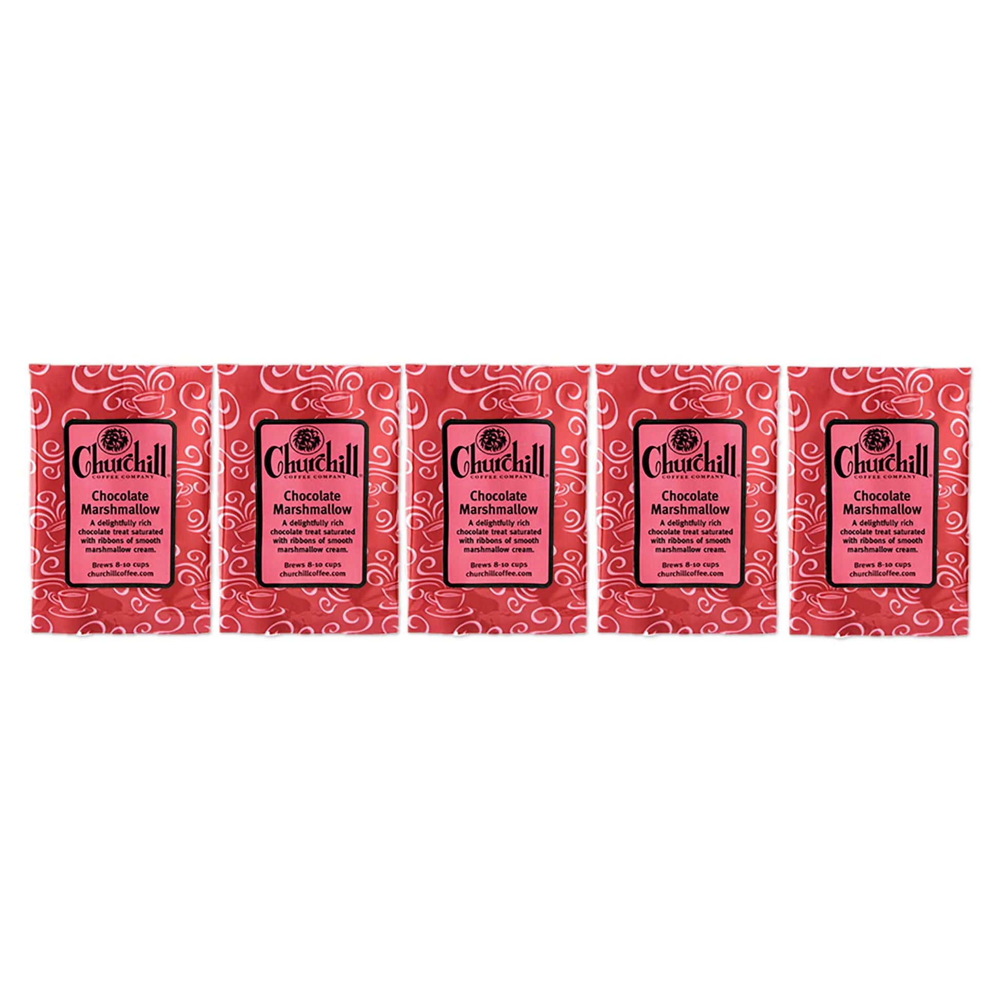 Churchill Coffee Company - Chocolate Marshmallow - 1.5 ounce bag - Pack of 5