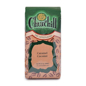 Churchill Coffee Company - Caramel Coconut - 12 ounce bag - Decaf