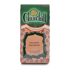 Load image into Gallery viewer, Churchill Coffee Company - Chocolate Macadamia - 12 ounce bag - Decaf
