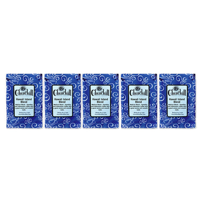 Churchill Coffee Company - Hawaii Island Blend - 1.5 ounce bag - pack of 5
