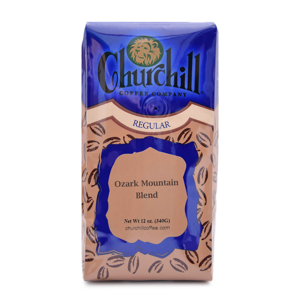 Churchill Coffee Company - Ozark Mountain Blend - 12 ounce bag