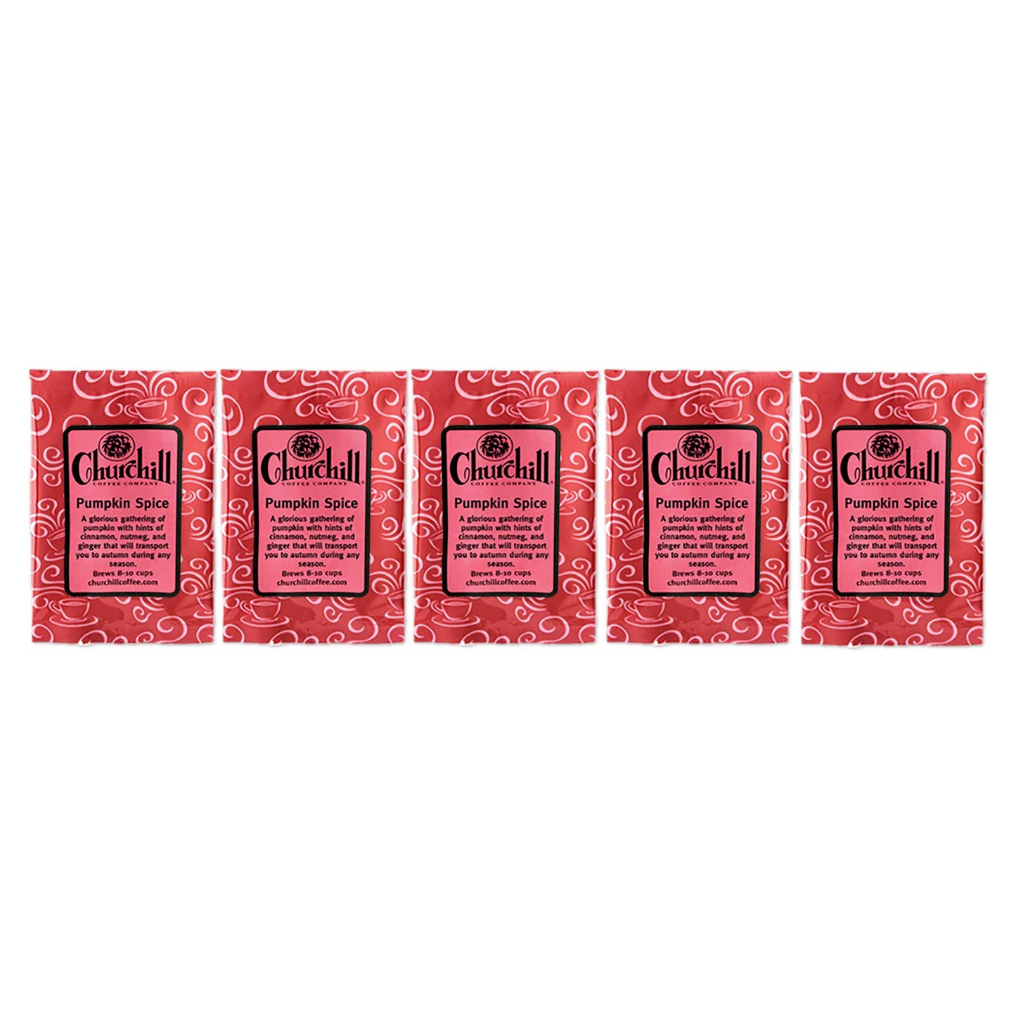 Churchill Coffee Company - Pumpkin Spice - 5 pack of 1.5 ounce bags
