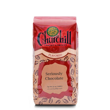 Load image into Gallery viewer, Churchill Coffee Company - Seriously Chocolate - 12 ounce bag
