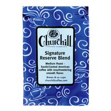 Load image into Gallery viewer, Churchill Coffee Company - Signature Reserve Blend - 1.5 ounce bag - 5 pack
