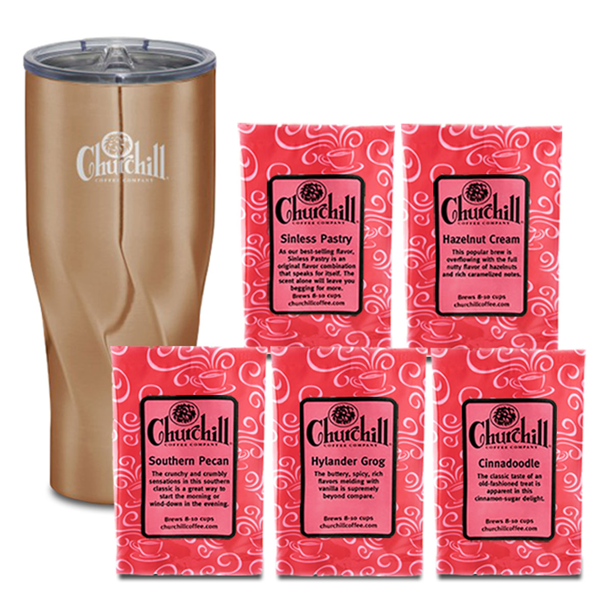 1.5oz Popular Flavors Tumbler Gift Set – Churchill Coffee Company