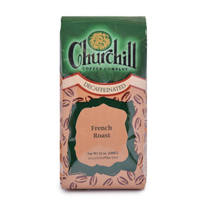 Churchill Coffee Company - French Roast - 12 ounce bag - Decaf